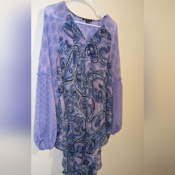 NWOT Roman's sheer blouse - Picture 9 of 9